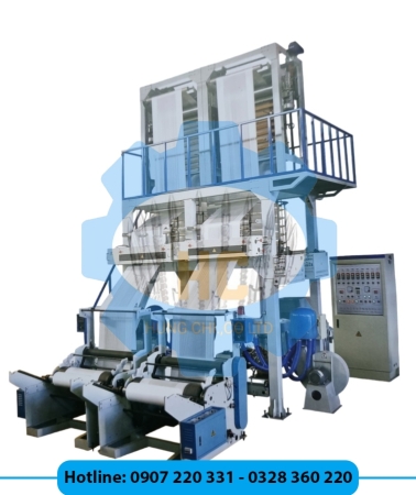 MÁY THỔI MÀNG LDPE-HDPE 2 ĐẦU